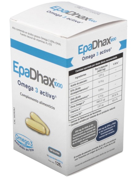 Epadhax Omega 3 Activo 1000Mg 90Caps
