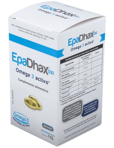 Epadhax Omega 3 Activo 550Mg 150Caps