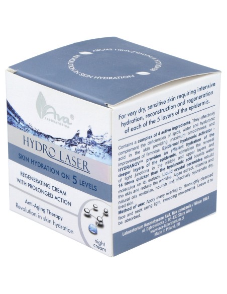 Ava Hydro Laser Crema Regeneradora Noche Efecto Prolongado 50Ml