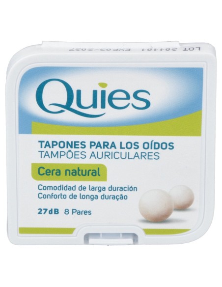 Tapones Para Los Oidos Cera Natural 16Ud. Quies