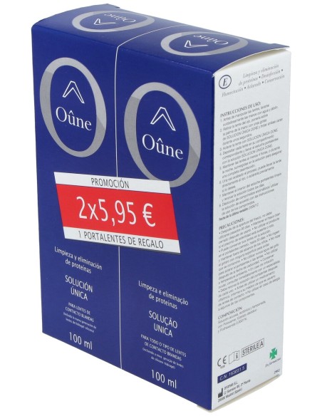 Oune Solucion Unica Lentillas Pack Viaje 2X100Ml