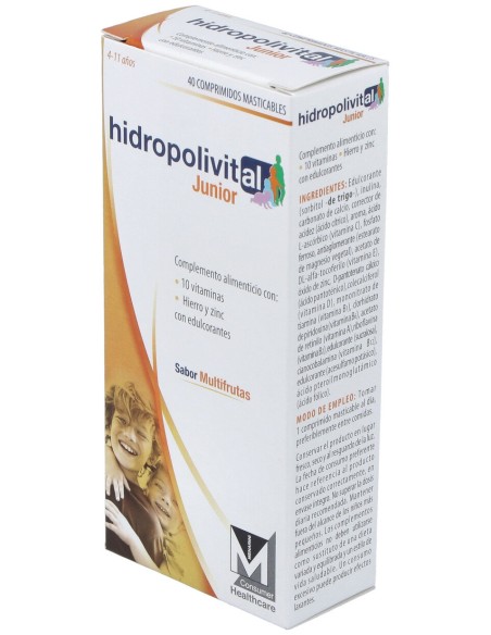 Hidropolivital Junior 40 Comprimidos Masticables