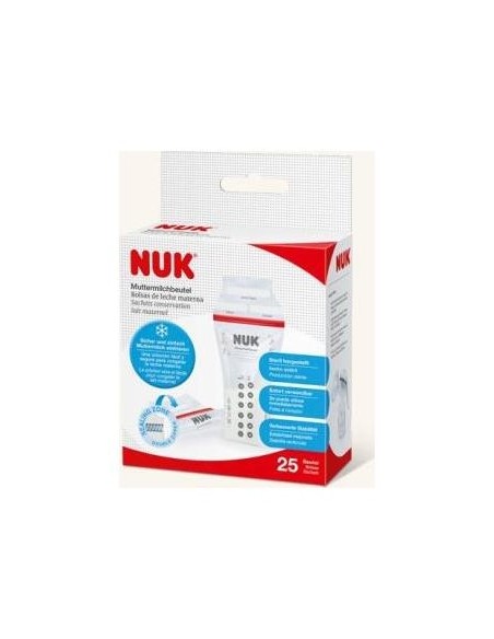Nuk Bolsas De Leche Materna 25Uds