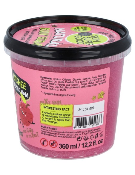 Planeta Orgánica Body Scrub Lychee Bubble Gum 360Ml