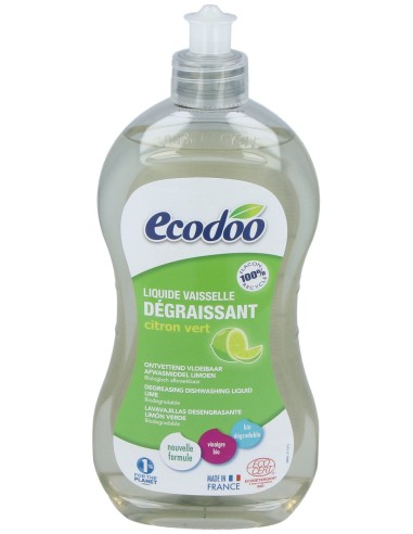 Ecodoo Lavavajillas Desengrasante Limon Verde...
