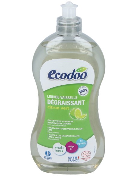 Ecodoo Lavavajillas Desengrasante Limon Verde Eco 750Ml