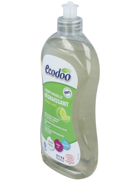 Ecodoo Lavavajillas Desengrasante Limon Verde Eco 750Ml
