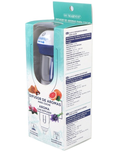 Marnys Difusor Aromas Coche + Depósito 50Ml