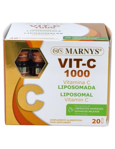 Marnys Vit-C 1000 Vitamina C Liposomada 20 Viales