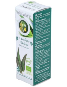 Marnys Aceite Esencial Eucalipto Radiata Bio Botella 10Ml