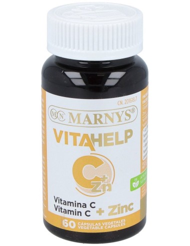 Marnys Vitamina C + Zinc Línea Vitahelp 60Caps