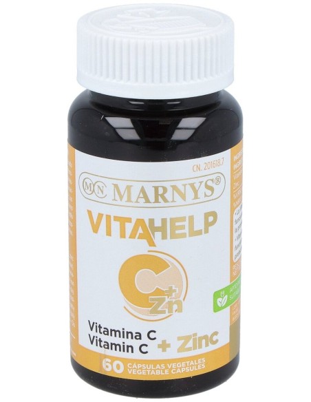 Marnys Vitamina C + Zinc Línea Vitahelp 60Caps