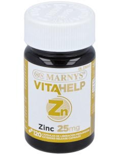 Marnys Zinc 25Mg Línea Vitahelp 120Caps