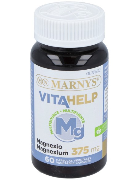 Marnys Magnesio 375Mg Línea Vitahelp 60Caps