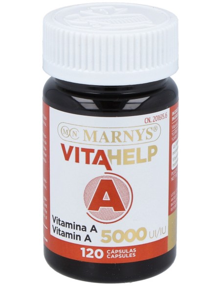 Marnys Vitamina A 5000Ui Línea Vitahelp 120Caps