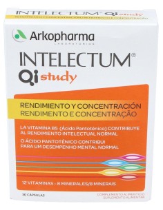 Arkopharma Intelectum Qi Study 30Caps