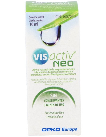 Vis Activ Neo Gotas Esteriles Gotas Oculares Humectantes 10 Ml