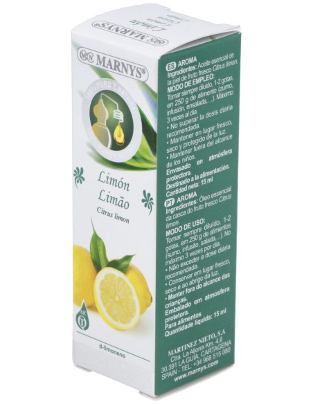 Marnys Aceite Esencial Alimentario De Limon Estuche 15Ml