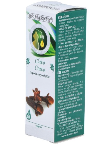 Clavo Oleo Essencial Alimentario 15Ml.