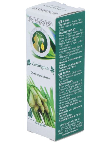 Marnys Aceite Esencial Alimentario De Lemongras...