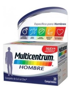 Multicentrum Hombre 30 Comprimidos.