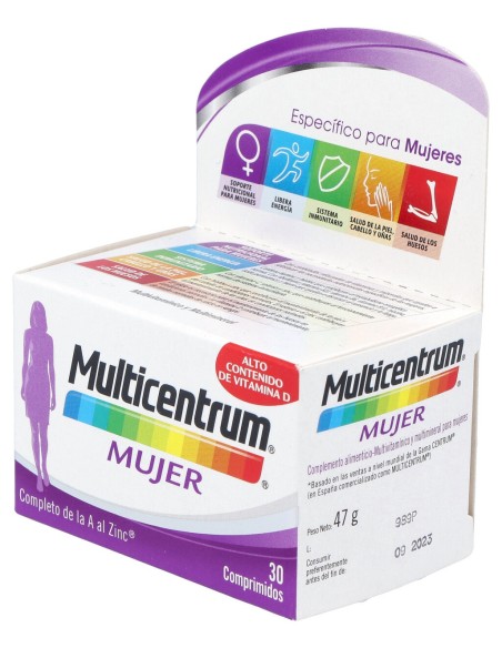 Multicentrum Mujer 30 Comprimidos