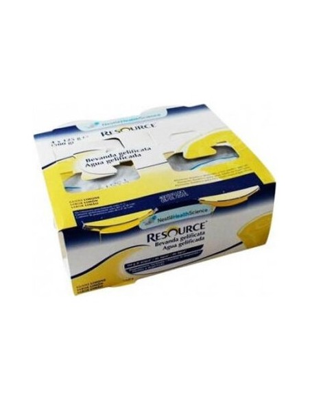 Nestlé Resource Agua Gelificada Limón 4Uds