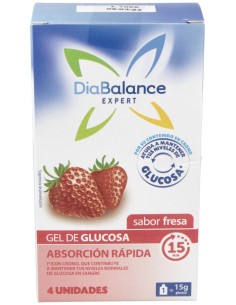 Diabalance Expert Gel Glucosa Absorción Rápida Fresa 4...