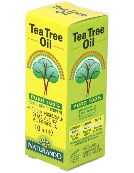 Tea Tree Oil Aceite Arbol De Te 10Ml. Uso Topico