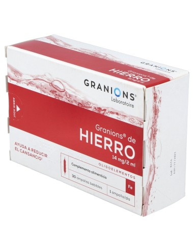 Labcatal Granions Hierro Bebibles 30 Ampollas