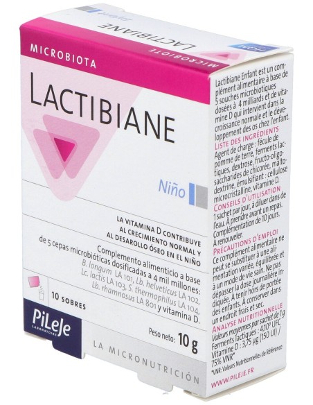 Lactibiane Enfant Pileje 2.5 G 10 Sobres