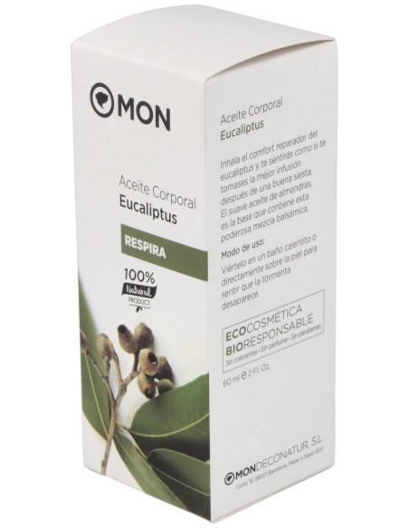 Mon Deconatur Aceite Corporal De Eucaliptus 60Ml