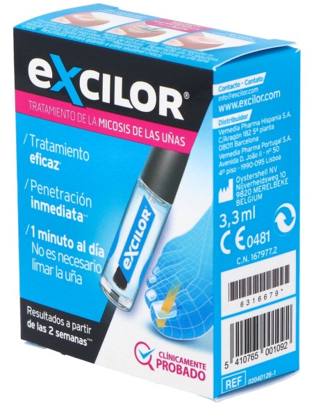 Excilor Laca Tratamiento Micosis De Las Uñas