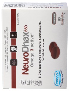 Neurodhax Omega 550 Mg 80 Caps