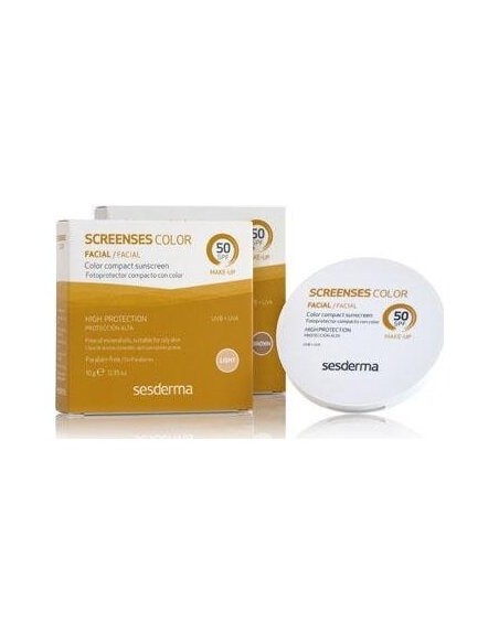 Sesderma Screenses Maquillaje Compacto Con Color Spf50+ Tono Brown 10G