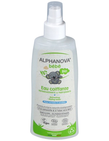 Agua De Peinado Refrescante Bebe 200Ml. Bio