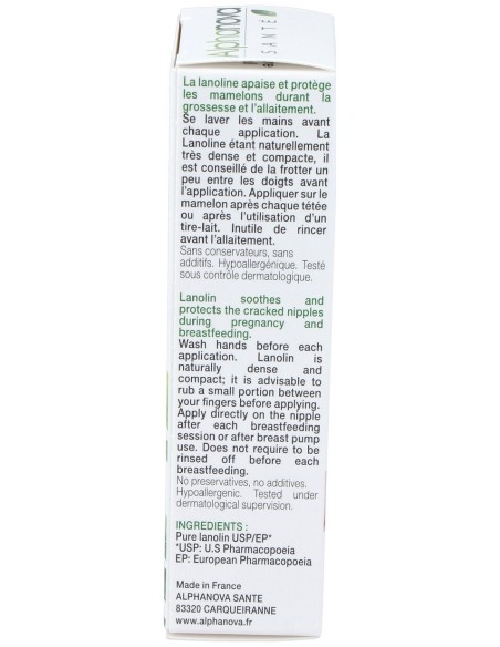 Lanolina Pura Lactancia 40Ml. Bio