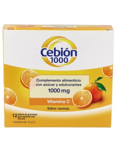 Cebion 1000 12 Sb Granulados Sol.Oral.