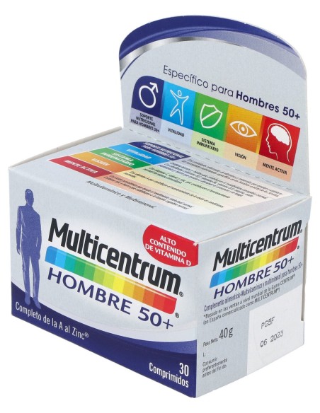 Multicentrum Hombre Select 50+ 30Comp.