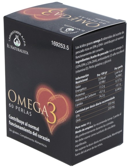 El Naturalista Omega 3 60 Perlas