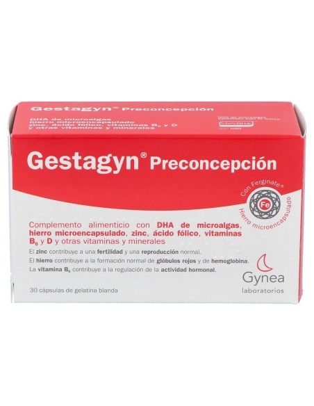 Gestagyn Preconcepcion 30 Capsulas