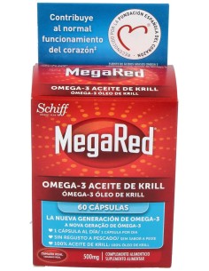 Megared 500 Omega 3 Aceite De Krill 60 U