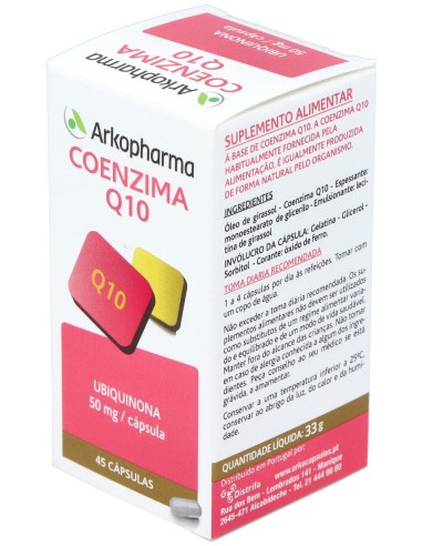 Arkovital Coenzima Q10 50Mg 45 Capsulas