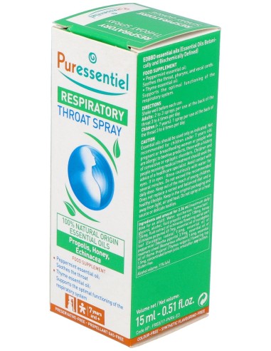 Puressentiel Spray Garganta 4 Aceites...