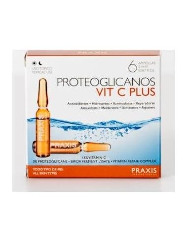 Proteoglicanos Vit C Plus 6Amp.