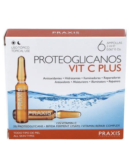 Proteoglicanos Vit C Plus 6Amp.