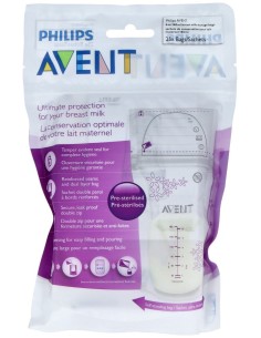 Bolsas Para Leche Materna 180Ml/25Ud Scf603/25