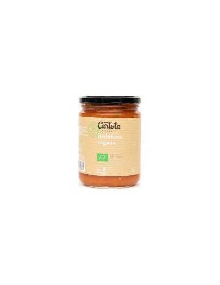 Carlota Organic Boloñesa Vegana 425G