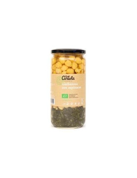 Carlota Organic Garbanzos Con Espinacas 720G