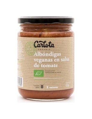Carlota Organic Albondigas Salsa Tomat Bio Veg...